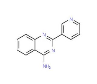 2-Pyridin-3-yl-quinazolin-4-ylamine - chemical structure image