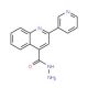 2-Pyridin-3-yl-quinoline-4-carboxylic acid hydrazide (CAS 5109-97-7) - chemical structure image