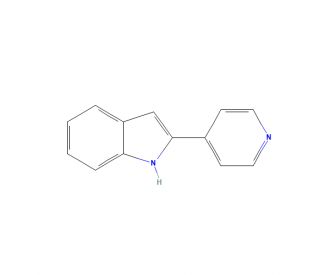 2-(Pyridin-4-yl)-1H-indole (CAS 21182-07-0) - chemical structure image