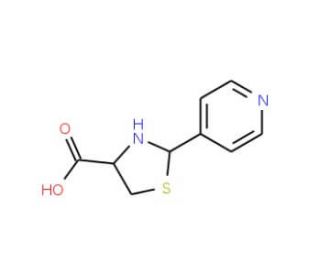 2-Pyridin-4-yl-thiazolidine-4-carboxylic acid - chemical structure image