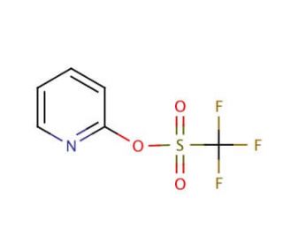 2-Pyridyl trifluoromethanesulfonate (CAS 65007-00-3) - chemical structure image