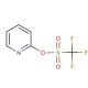 2-Pyridyl trifluoromethanesulfonate (CAS 65007-00-3) - chemical structure image