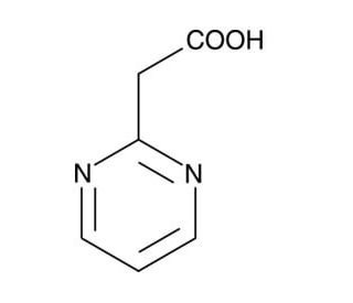 2-Pyrimidine Acetic Acid (CAS 66621-73-6) - chemical structure image