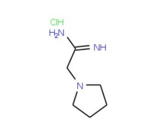 2-(pyrrolidin-1-yl)ethanimidamide hydrochloride - chemical structure image