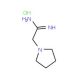 2-(pyrrolidin-1-yl)ethanimidamide hydrochloride - chemical structure image