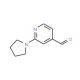 2-(Pyrrolidin-1-yl)pyridine-4-carboxaldehyde (CAS 898289-23-1) - chemical structure image