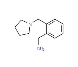 2-Pyrrolidin-1-ylmethyl-benzylamine - chemical structure image