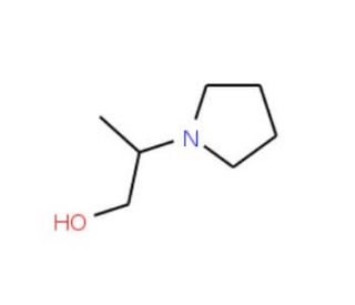 2-Pyrrolidin-1-ylpropan-1-ol - chemical structure image