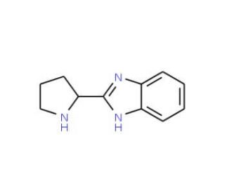 2-Pyrrolidin-2-yl-1H-benzoimidazole (CAS 638141-64-7) - chemical structure image