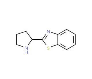 2-Pyrrolidin-2-yl-benzothiazole (CAS 359804-21-0) - chemical structure image