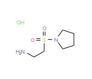 2-(Pyrrolidine-1-sulfonyl)-ethylamine hydrochloride - chemical structure image