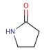 2-Pyrrolidinone (CAS 616-45-5) - chemical structure image