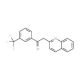 2-Quinolin-2-yl-1-[3-(trifluoromethyl)phenyl]-ethanone (CAS 849021-38-1) - chemical structure image