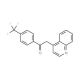 2-Quinolin-4-yl-1-[4-(trifluoromethyl)phenyl]-ethanone (CAS 51501-31-6) - chemical structure image