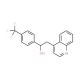 2-Quinolin-4-yl-1-(4-trifluoromethylphenyl)ethanol (CAS 493024-38-7) - chemical structure image