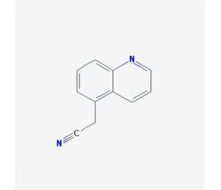 2-(quinolin-5-yl)acetonitrile (CAS 555155-04-9) - chemical structure image