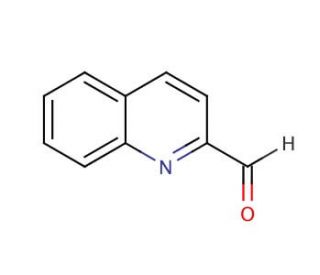 2-Quinolinecarboxaldehyde (CAS 5470-96-2) - chemical structure image