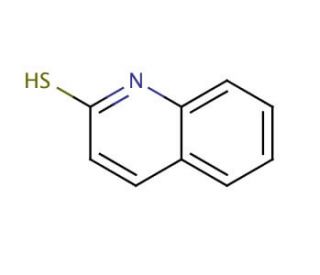2-Quinolinethiol (CAS 2637-37-8) - chemical structure image