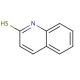 2-Quinolinethiol (CAS 2637-37-8) - chemical structure image