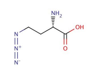 2(S)-Amino-4-azido-butanoic Acid (CAS 120042-14-0) - chemical structure image