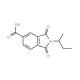 2-sec-Butyl-1,3-dioxo-2,3-dihydro-1H-isoindole-5-carboxylic acid - chemical structure image