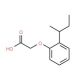 (2-sec-butylphenoxy)acetic acid (CAS 76343-98-1) - chemical structure image