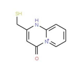 2-(sulfanylmethyl)-4H-pyrido[1,2-a]pyrimidin-4-one - chemical structure image