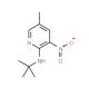 2-t-Butylamino-5-methyl-3-nitropyridine (CAS 1033202-70-8) - chemical structure image