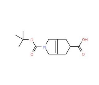 2-(tert-butoxycarbonyl)-1,2,3,4,5,6-hexahydrocyclopenta[c]pyrrole-5-carboxylic acid - chemical structure image