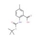 2-(tert-Butoxycarbonylamino)-5-methyl-benzoic acid - chemical structure image