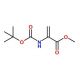 2-tert-Butoxycarbonylamino-acrylic acid methyl ester (CAS 55477-80-0) - chemical structure image