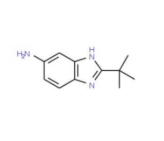 2-tert-Butyl-1H-benzoimidazol-5-ylamine - chemical structure image