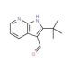 2-tert-Butyl-1H-pyrrolo[2,3-b]pyridine-3-carbaldehyde - chemical structure image
