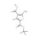2-tert-butyl 4-methyl 5-amino-3-methylthiophene-2,4-dicarboxylate - chemical structure image