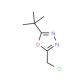 2-tert-butyl-5-(chloromethyl)-1,3,4-oxadiazole - chemical structure image