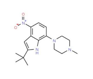2-tert-Butyl-7-(1-methylpiperazin-4-yl)-4-nitroindole - chemical structure image