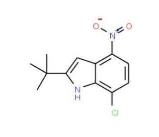 2-tert-Butyl-7-chloro-4-nitroindole - chemical structure image