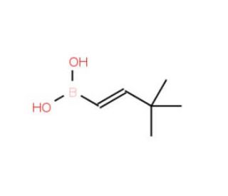 2-tert-Butyl-E-vinylboronic acid (CAS 86595-37-1) - chemical structure image