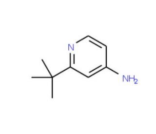 2-tert-Butyl-pyridin-4-ylamine (CAS 39919-69-2) - chemical structure image
