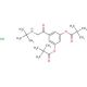 2-tert-Butylamino-3′,5′-dipivaloxyacetophenone, Hydrochloride Salt (CAS 406919-51-5) - chemical structure image