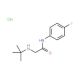 Struttura molecolare di 2-(tert-butylamino)-N-(4-fluorophenyl)acetamide hydrochloride 2-(tert-butylamino)-N-(4-fluorophenyl)acetamide hydrochloride - chemical structure image