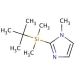 2-(tert-Butyldimethylsilyl)-1-methyl-1H-imidazole (CAS 160425-48-9) - chemical structure image