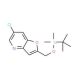 2-((tert-Butyldimethylsilyloxy)methyl)-6-chlorofuro[3,2-b]pyridine (CAS 1171920-42-5) - chemical structure image