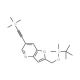 2-((tert-Butyldimethylsilyloxy)methyl)-6-((trimethylsilyl)ethynyl)furo[3,2-b]pyridine (CAS 1171920-57-2) - chemical structure