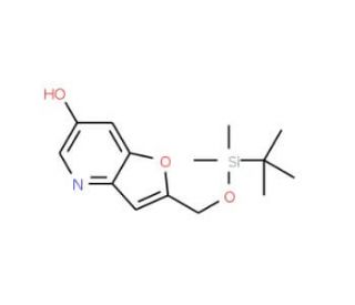 2-((tert-Butyldimethylsilyloxy)methyl)-furo[3,2-b]pyridin-6-ol (CAS 1171920-47-0) - chemical structure image