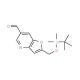2-((tert-Butyldimethylsilyloxy)methyl)-furo[3,2-b]pyridine-6-carbaldehyde (CAS 1171920-38-9) - chemical structure image