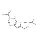 2-((tert-Butyldimethylsilyloxy)methyl)-furo[3,2-b]pyridine-6-carboxylic acid (CAS 1171920-49-2) - chemical structure image