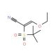 2-(tert-butylsulphonyl)-3-ethoxyacrylonitrile (CAS 175201-67-9) - chemical structure image