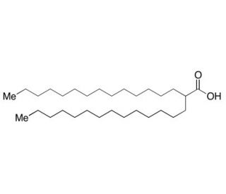 2-Tetradecylhexadecanoic Acid - chemical structure image
