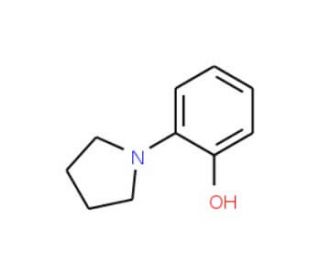 2-tetrahydro-1H-pyrrol-1-ylphenol (CAS 4787-77-3) - chemical structure image